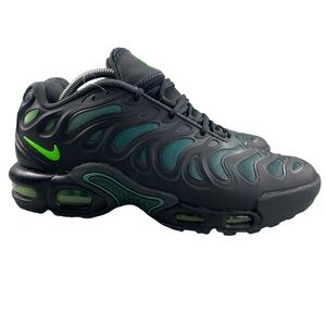 NEW Nike Shoes Air Max Plus Drift‎ Sneakers Men 8.5 Black Green Running Lace Up